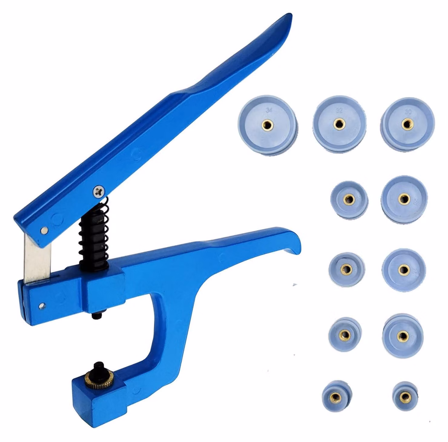 Set di punzoni per orologeria - Set di matrici da 11 pezzi - Utensili per orologiaio - Acciaio inossidabile - Adatto per orologi da 14 mm a 34 mm - Resistente ed efficiente