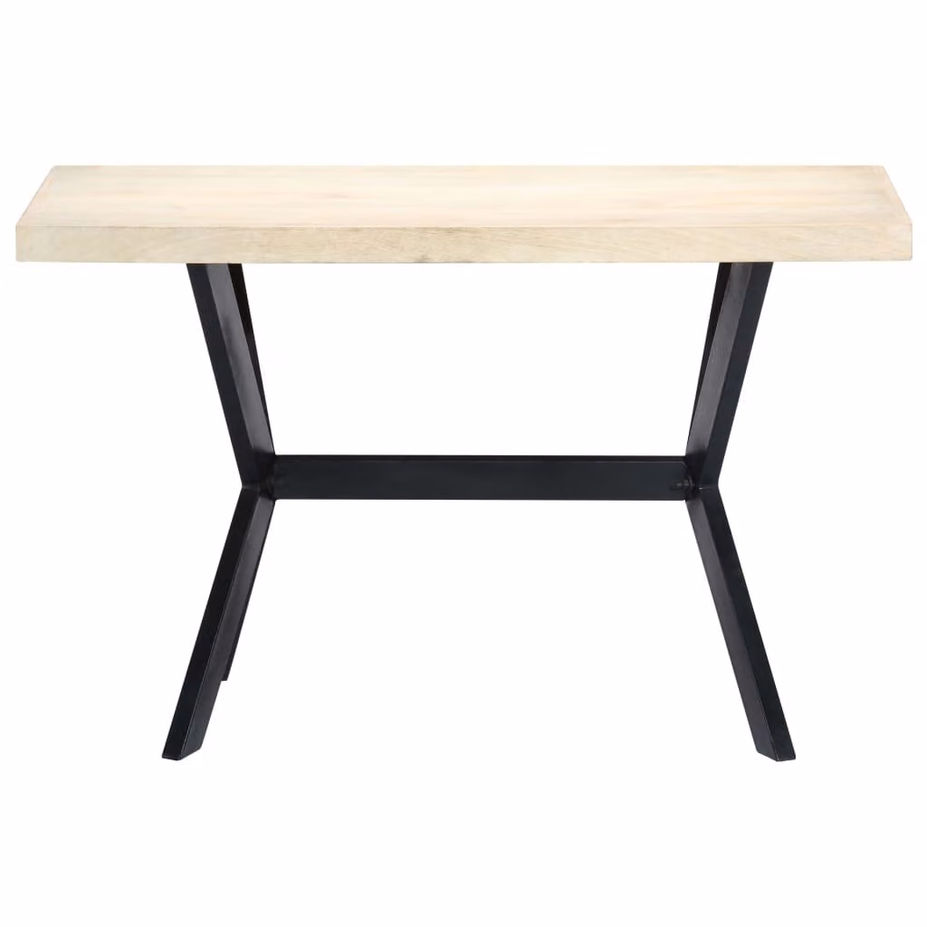 Tavolo da Pranzo 120x60x75 cm in Legno Massello di Mango