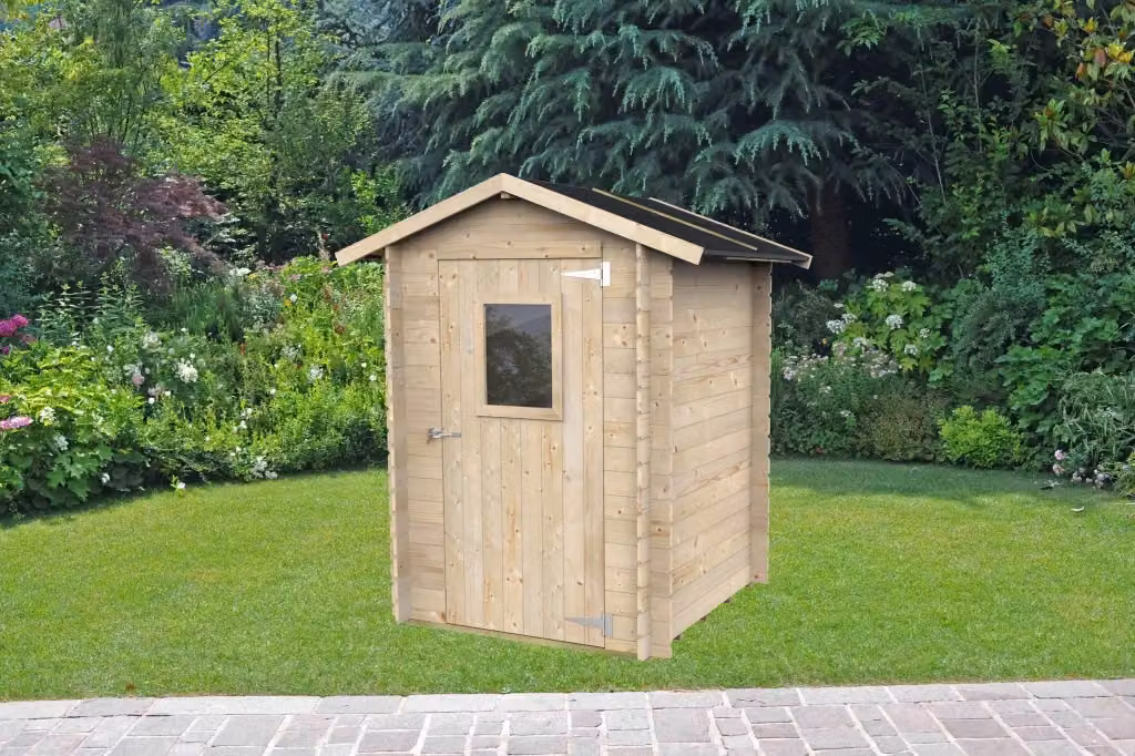 Casetta Hobby Bh19 Alce in legno con pavimento e finestra, L/P: 146 x 146 cm – 2