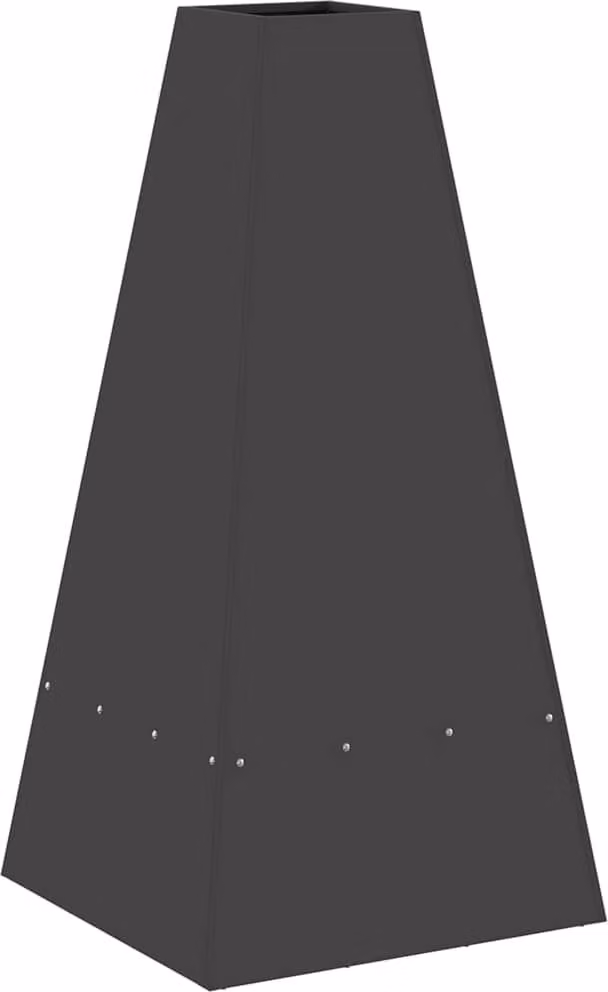 Focolare Nero 50 x 50 x 100 cm Acciaio