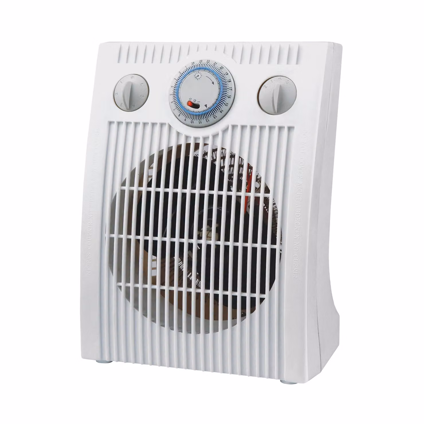Termoventilatore DICTROLUX con termostato e timer, 2000 Watt, Bianco