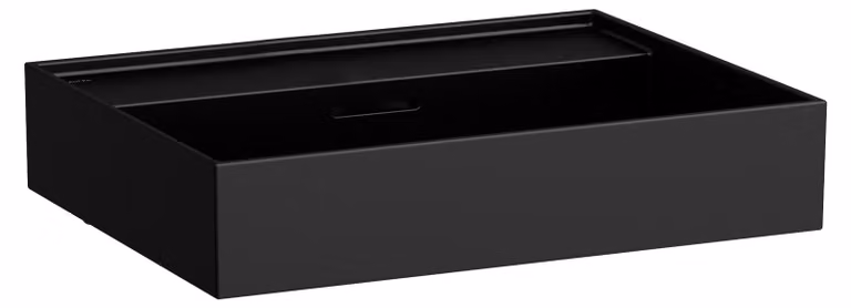 LAUFEN Kartell lavabo à encastrer, sans trou pour robinet, avec trop-plein, 600x460mm, H8103337161091, H8103337161091