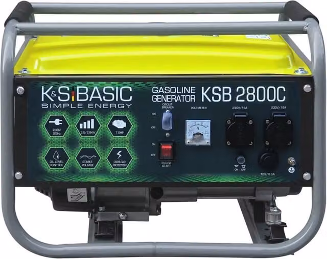 Generatore a benzina KSB KSB 2800C giallo 3.0 kW