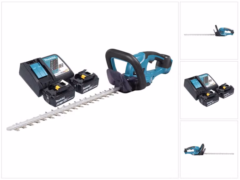 Tagliasiepi a batteria Makita DUH 507 RG2 18 V 50 cm + 2x batteria 6,0 Ah + caricabatterie