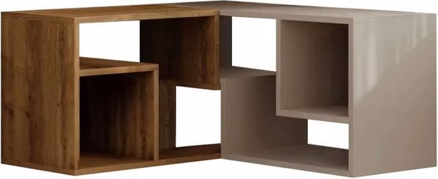 Mobile TV modulare in legno "Glis" - 145 x 35 x 44 cm - Beige