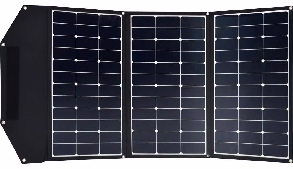 Pannello solare pieghevole da 195W per campeggio e viaggi