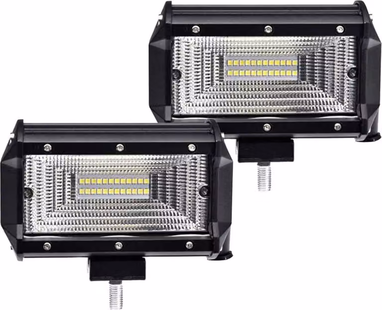 Faro da lavoro LED Greenmigo 5 pollici 72W IP67 impermeabile Angolo di emissione
