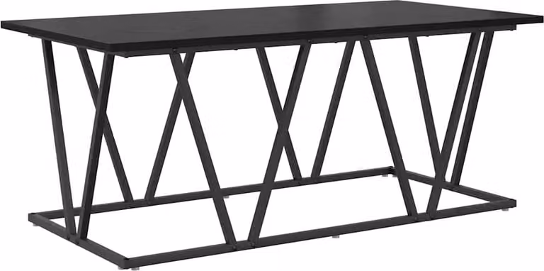 Tavolino da salotto Rovere Nero 100 x 50 x 40 cm