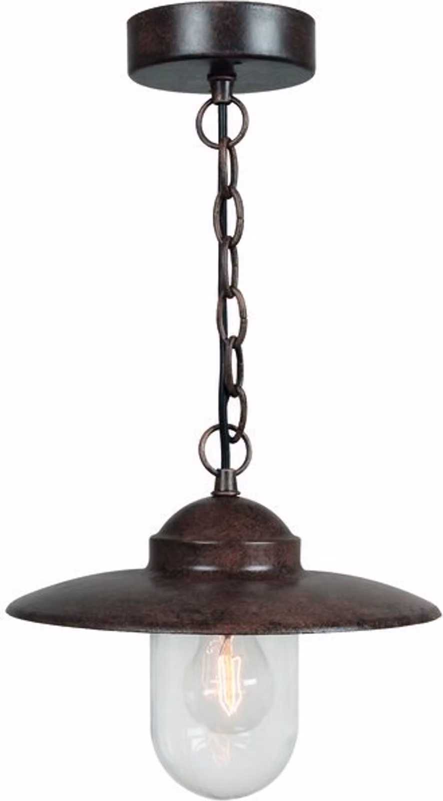 Lampada a sospensione Nordlux Lussemburgo, ruggine