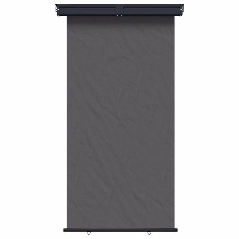 Tenda laterale per balcone vidaXL in poliestere e acciaio, colore antracite/grigio, L: 160 cm, H: 250 cm