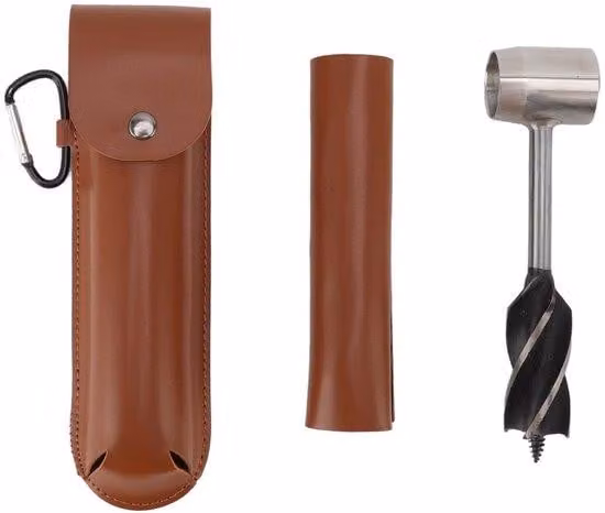 Utensile manuale per lavorazione del legno e dell'acciaio - Cacciavite per legno - Trapano multifunzione - Lunghezza: 160 mm - Peso: 215 g