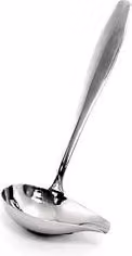 Mestolo con beccuccio per sugo Piazza Effepi in acciaio inox color argento, diametro 16 cm