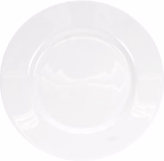 Set di 6 Piatti Rotondi Luminarc in Vetro Bianco Diametro: 24 cm