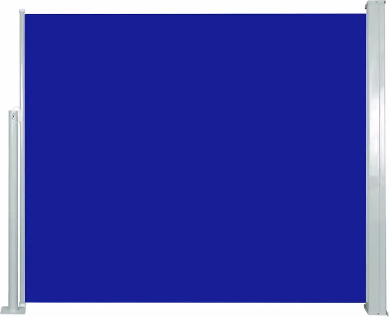 The Living Store Tenda laterale estensibile 120x300 cm Blu