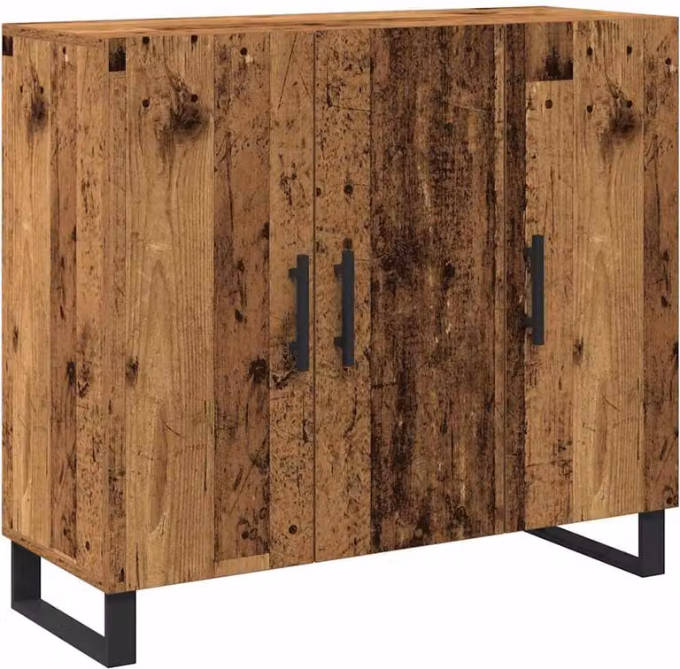 Credenza Legno vecchio 90 x 34 x 80 cm Legno multistrato