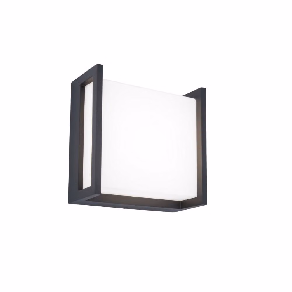 Lampada da facciata per esterni QUBO grigio Lutec 5195404118