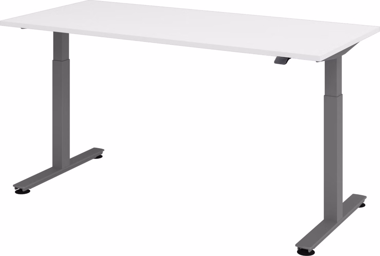 Scrivania elettrica bümö XMST - Finitura: bianco, struttura: grafite, dimensioni: 180 x 80 cm