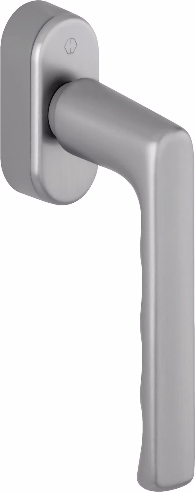 HOPPE Maniglia per finestra HAMBURG - SecuForte, VK 32-42, alluminio effetto acciaio inox
