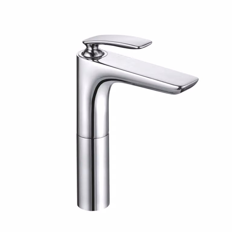 KLUDI BALANCE Mitigeur monocommandé pour vasque, montage monotrou, hauteur de bec 210mm, 522960575, 522960575