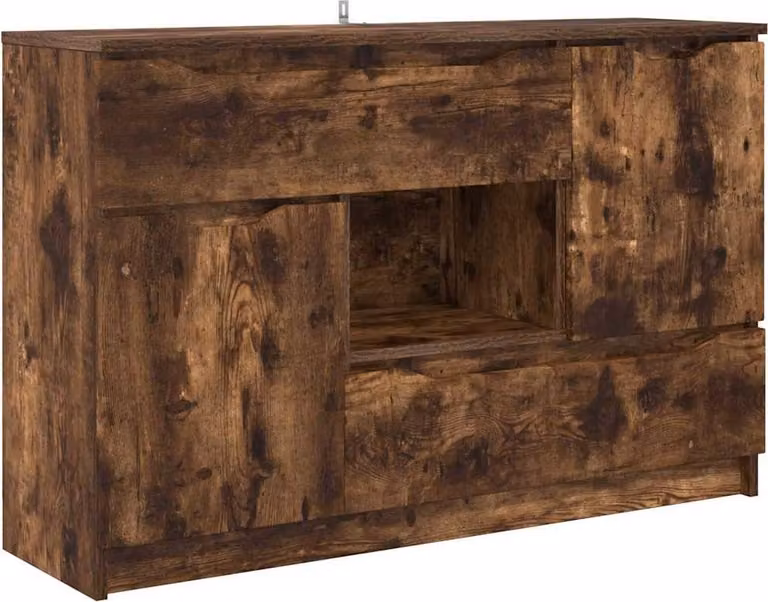 Credenza Rovere fumé 100 x 30 x 65,6 Legno multistrato