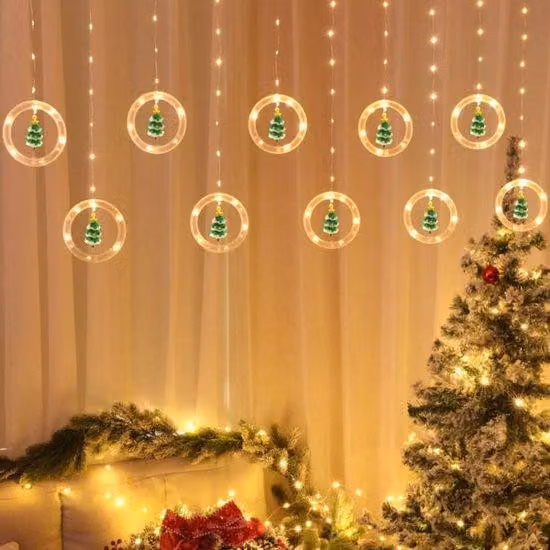 Ghirlanda luminosa USB 10 in 1 per l'albero di Natale