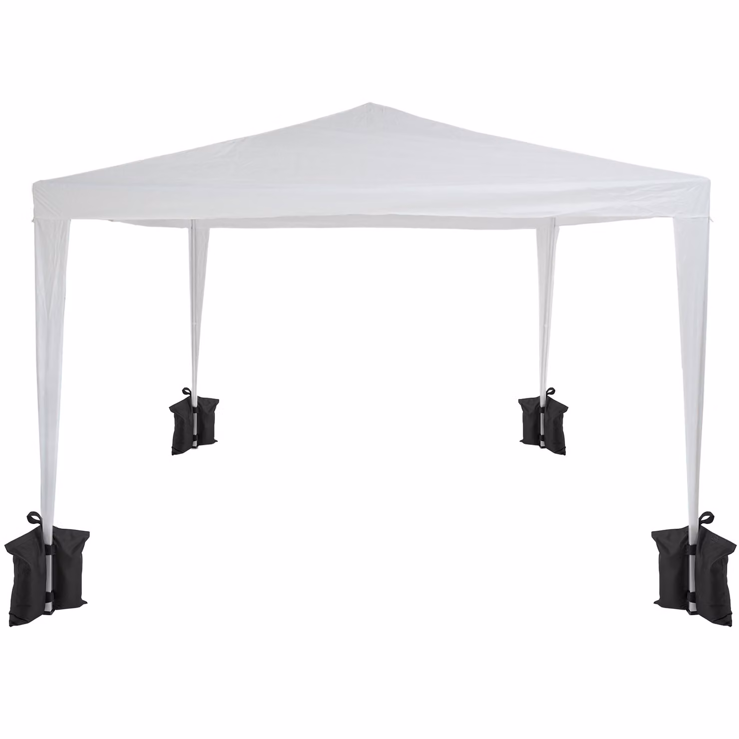 Set di 4 zavorre in poliestere per gazebo tectake, colore nero – 2