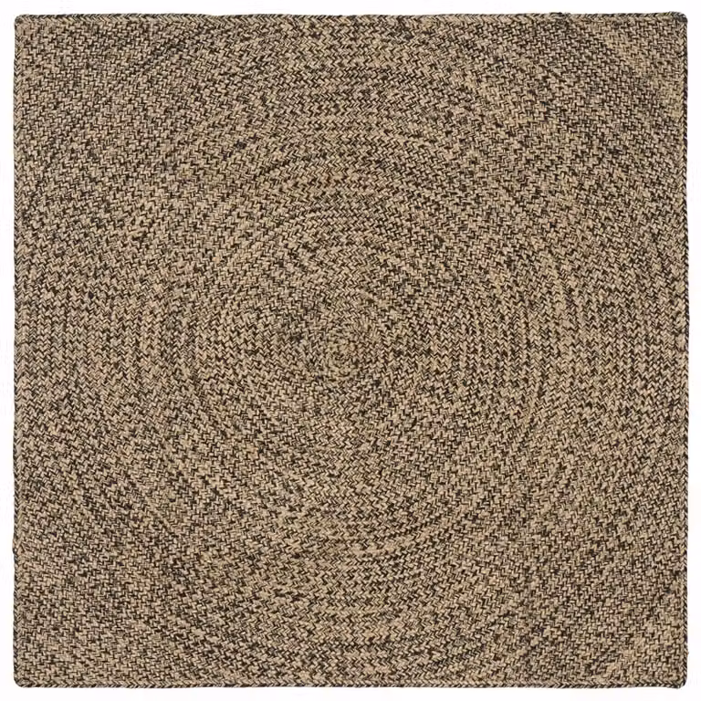 Tappeto da area in juta vidaXL, quadrato, multicolore, 160 x 160 cm