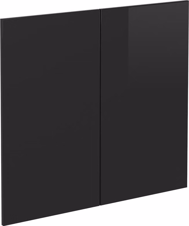 Frontale cucina Vicco R-Line Nero lucido 79.2 x 71.3 cm frontale del mobile per mobile sottolavello, Model 40900