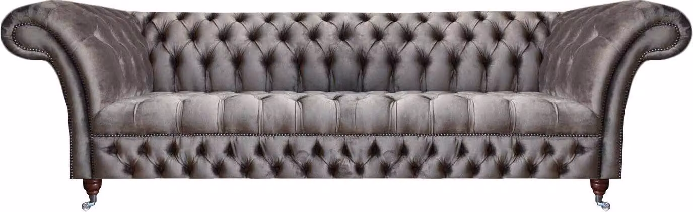 Luxuriöse Sofa Dreisitzer Couch Designer Möbel Moderne Stil Chesterfield