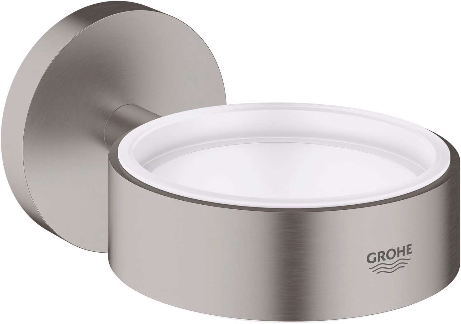 Grohe ESSENTIALS Supporto per bicchiere, dispenser o portasapone supersteel