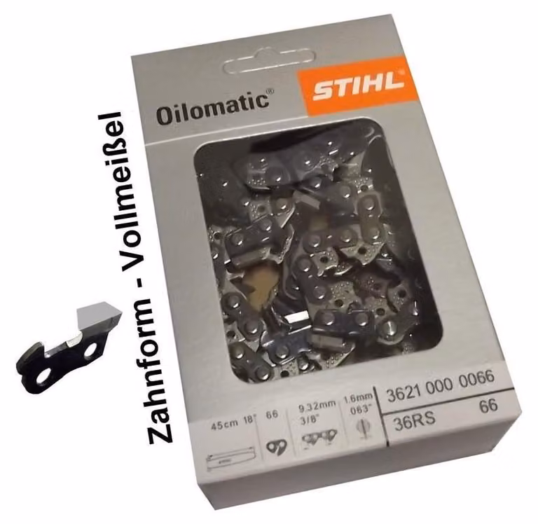 Catena per motosega Stihl Rapid Super, lunghezza 45 cm, passo .3/8", spessore 1,6 mm