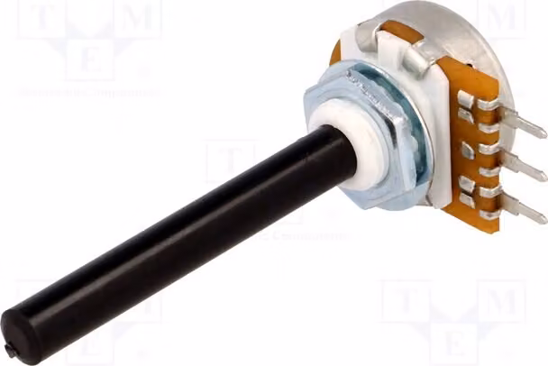 1 x Potenziometro: tolleranza 20%, 4,7 kΩ, 6 mm, 0,4 W, 1 giro, per montaggio su circuito stampato. Potenziometro a un giro