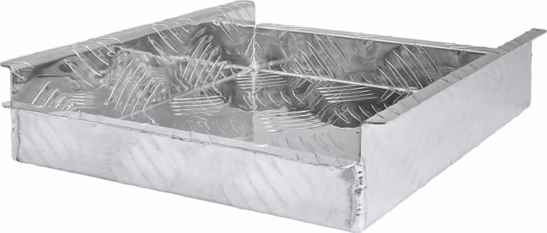 Vassoio di inserimento per Truckbox D080, vassoio di inserimento per cassette organizer, cassetta porta attrezzi in alluminio 28 x 23 x 6 cm