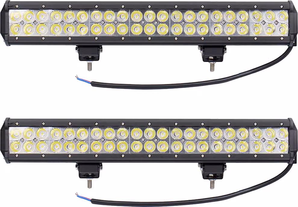 Greenmigo 2X 126W LED luce di lavoro bianco 12V 24V riflettore luce di lavoro bar faro luce di lavoro offroad luce di lavoro per trattore