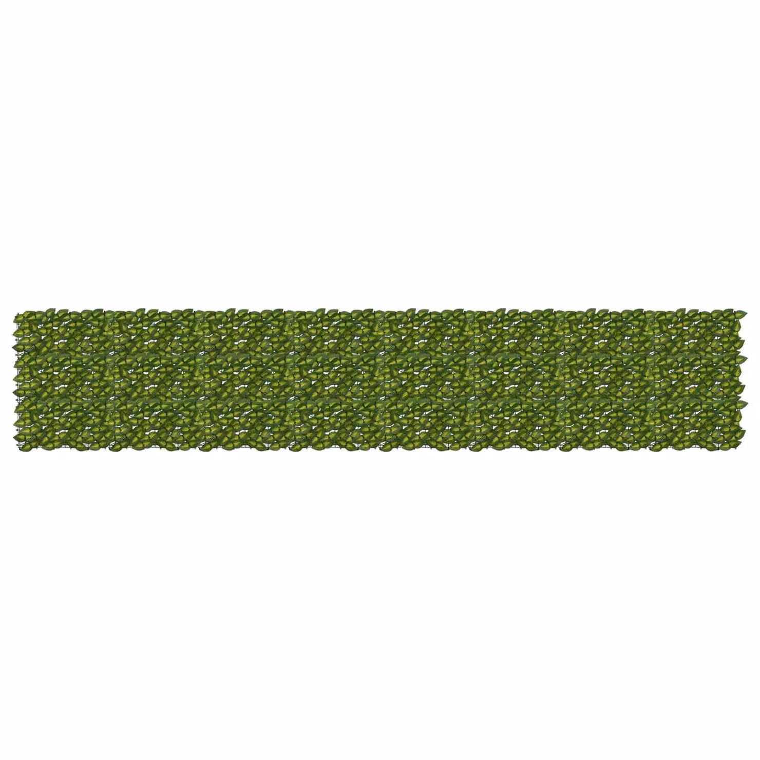 Schermo per balcone vidaXL con motivo a foglie, Verde e Giallo, L: 400 cm, H: 75 cm