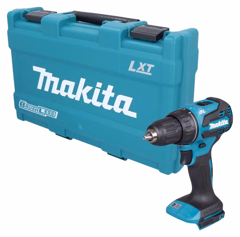 Trapano avvitatore a batteria Makita DDF 490 ZK 18 V 65 Nm brushless + valigetta - senza batteria, senza caricabatterie