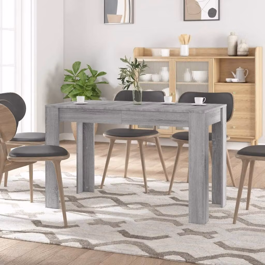Maison Exclusive - Tavolo da pranzo grigio Sonoma 120x60x76 cm Materiale ligneo