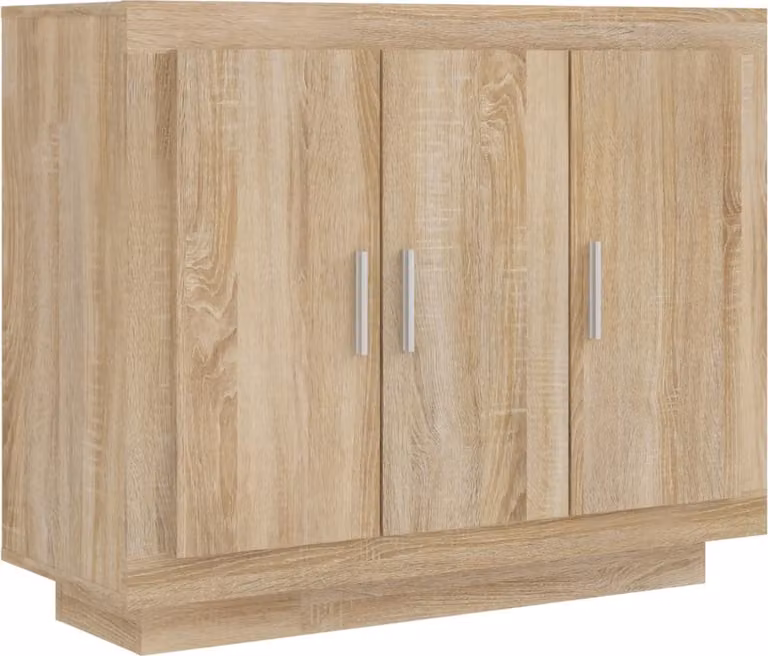 Credenza Rovere Sonoma 92x35x75 cm in Legno Multistrato