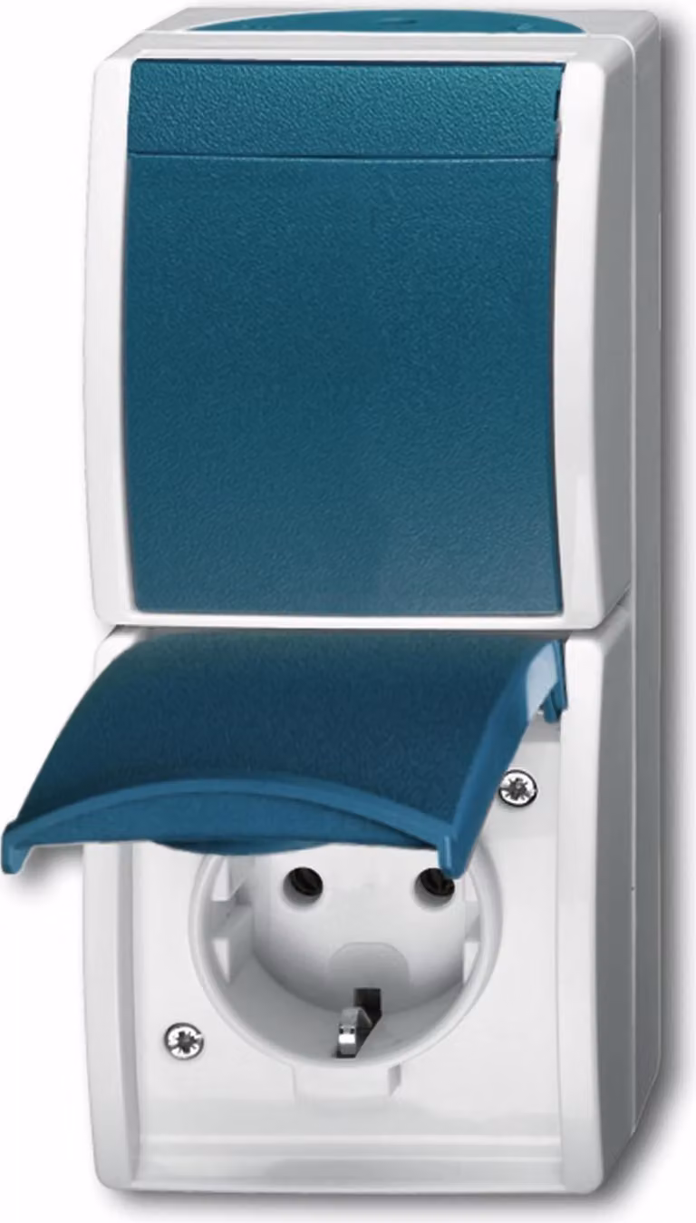 BUSCH-JAEGER - OCEAN AP/FR Interruttore combinato/presa di corrente