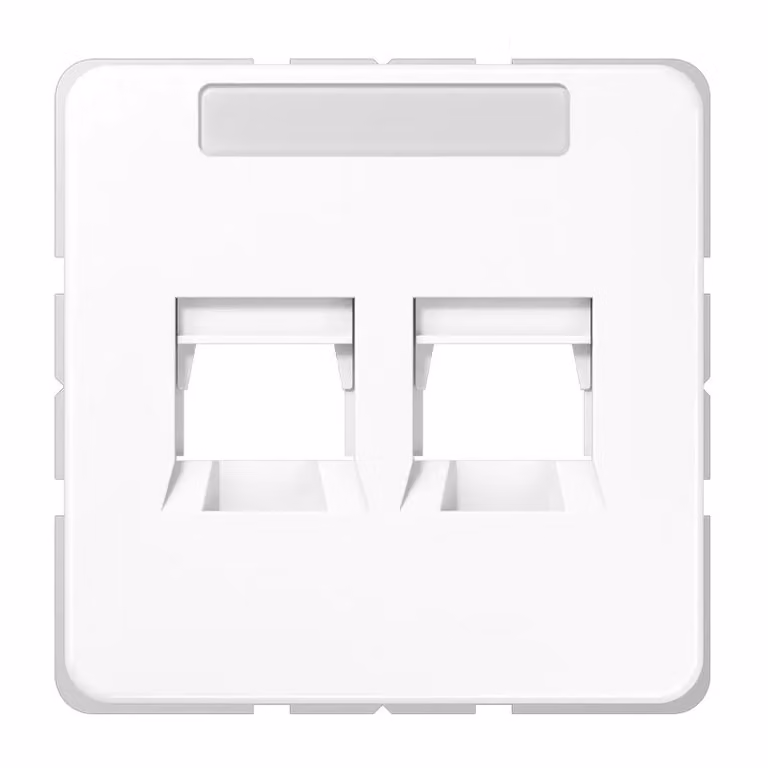 Jung CD569-25WEWW Copertura con campo di scrittura 6 x 37 mm bianco alpino