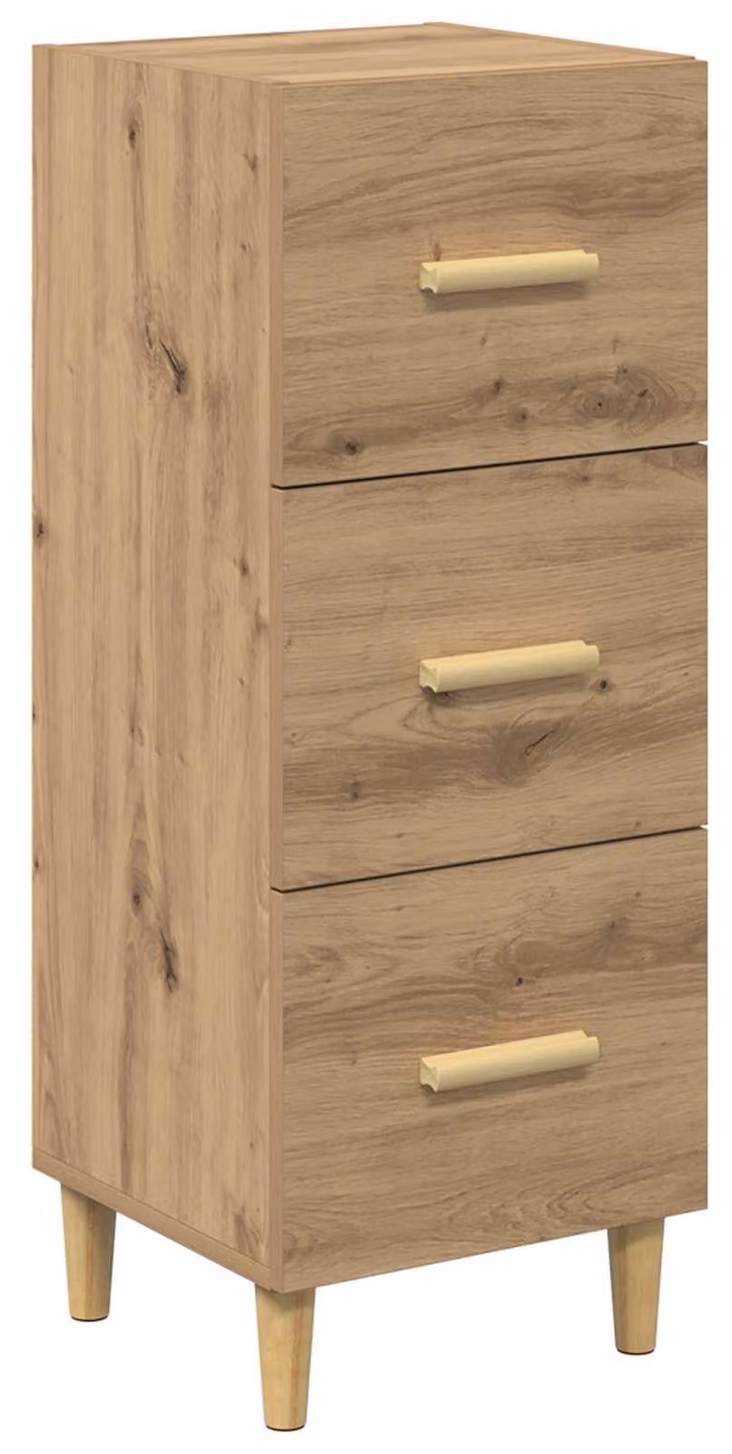 Credenza rovere artigianale 34.5 x 34 x 90 cm Legno multistrato