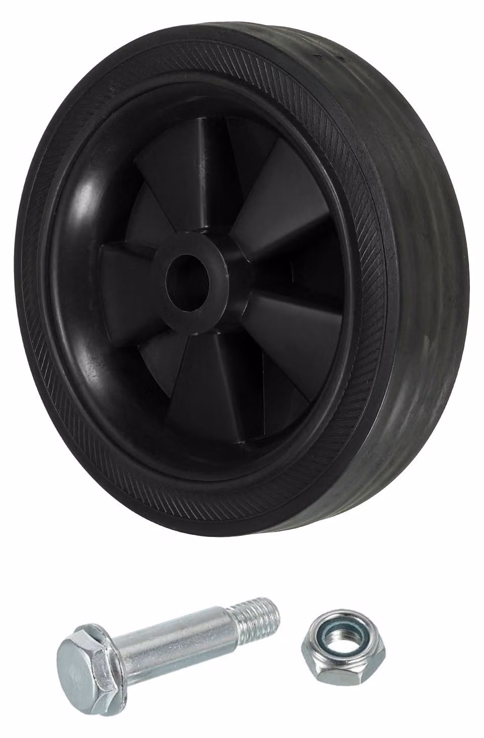 Ruote per compressore d'aria da 4,5 pollici/115 mm, ricambi universali in gomma