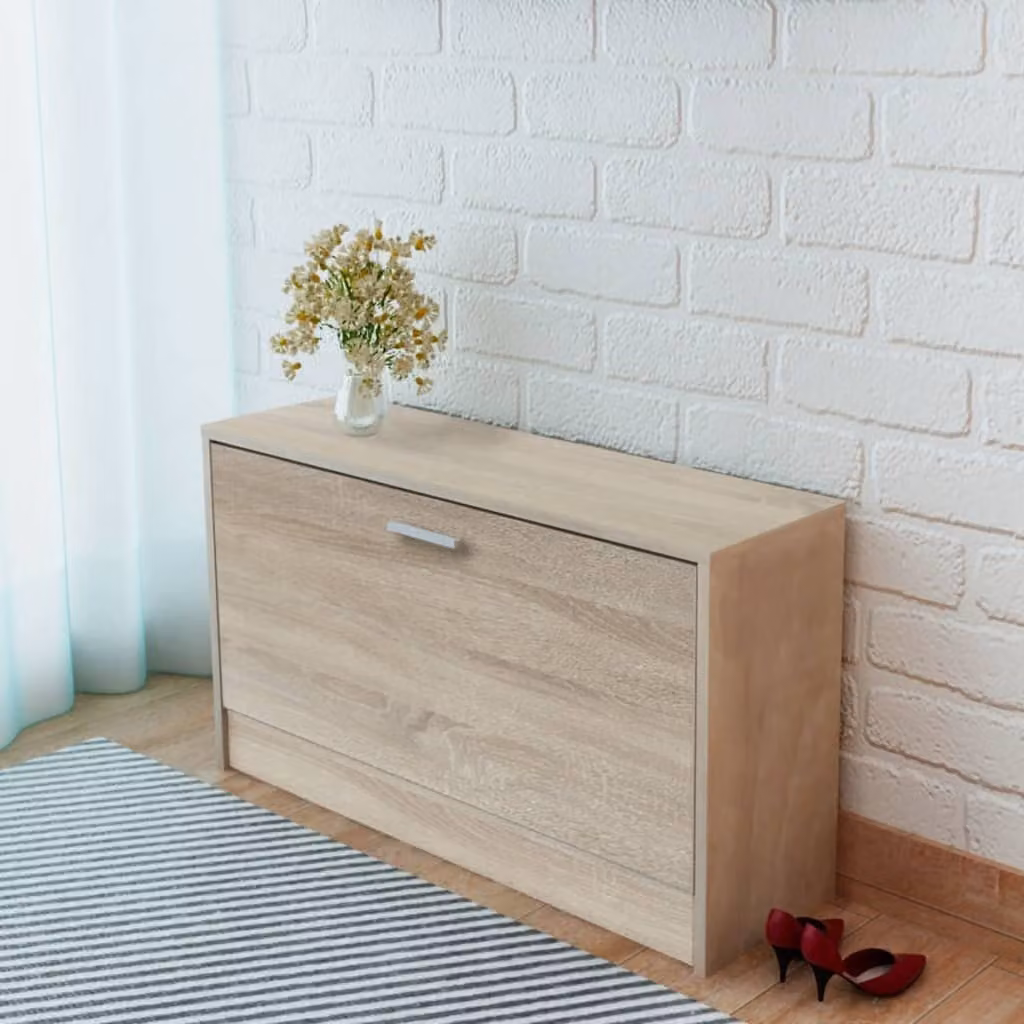 Maison Exclusive - Scrivania con cassetto e mobile in rovere 100x40x73 cm