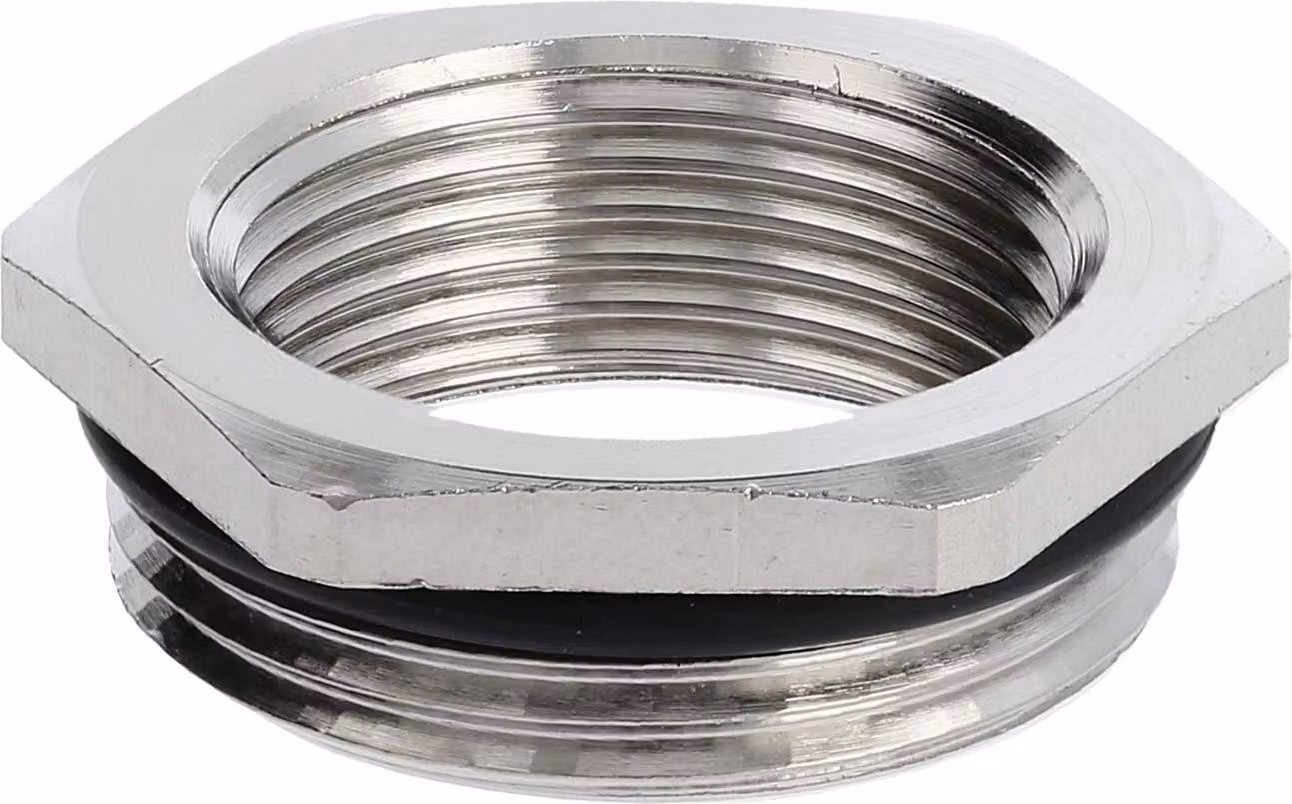 Riduzione PG/PG da PG21x1,588 a PG16x1,41 MRR21/16 Esagonale Ottone (CuZn) nichelato Filettatura di collegamento 7,0 mm - 1