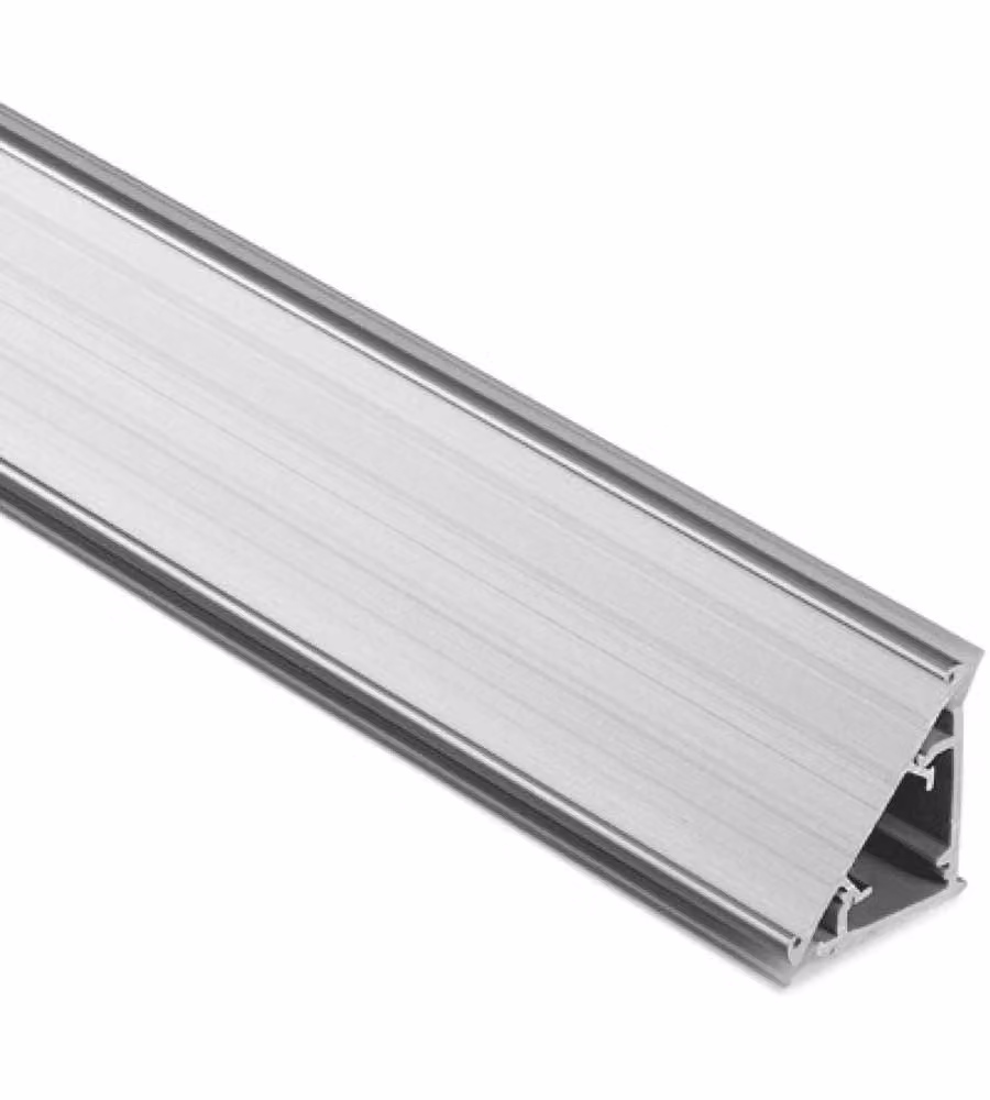 Alzatina alluminio 3 m pannellabile per top cucina - Design discreto e moderno