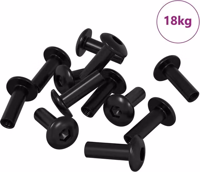 Dadi a Manica CFW5634961 in Acciaio Nero e Galvanizzato