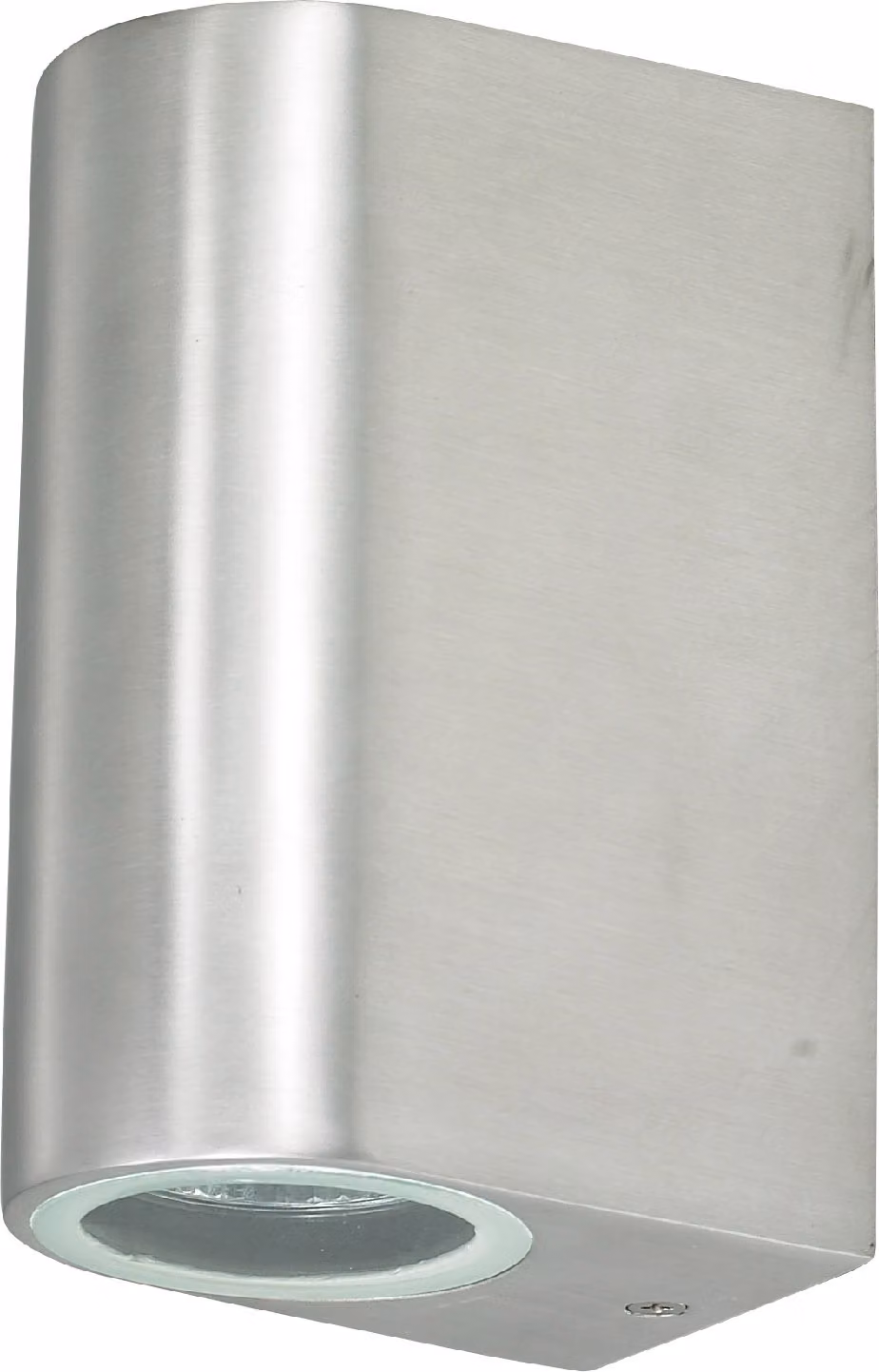 ChiliTec Lampada a parete LED CTW-2 per 2x GU10, IP44, acciaio inox lucido