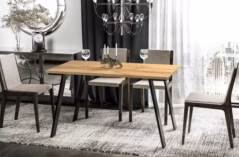Tavolo pieghevole LIWIA 130(210)x80 rovere wotan