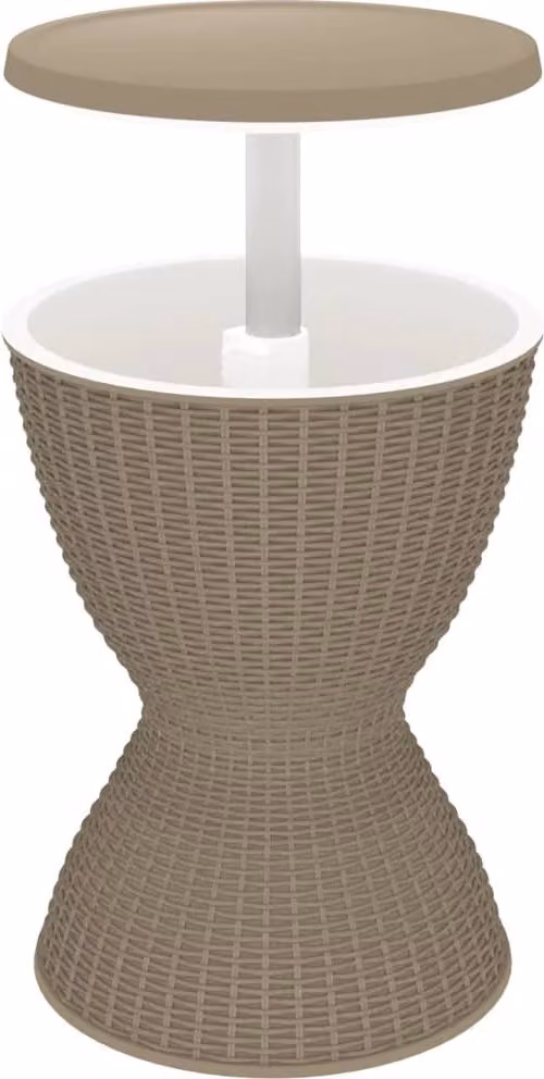 Tavolo Frigo 3 in 1 Polipropilene Marrone Chiaro