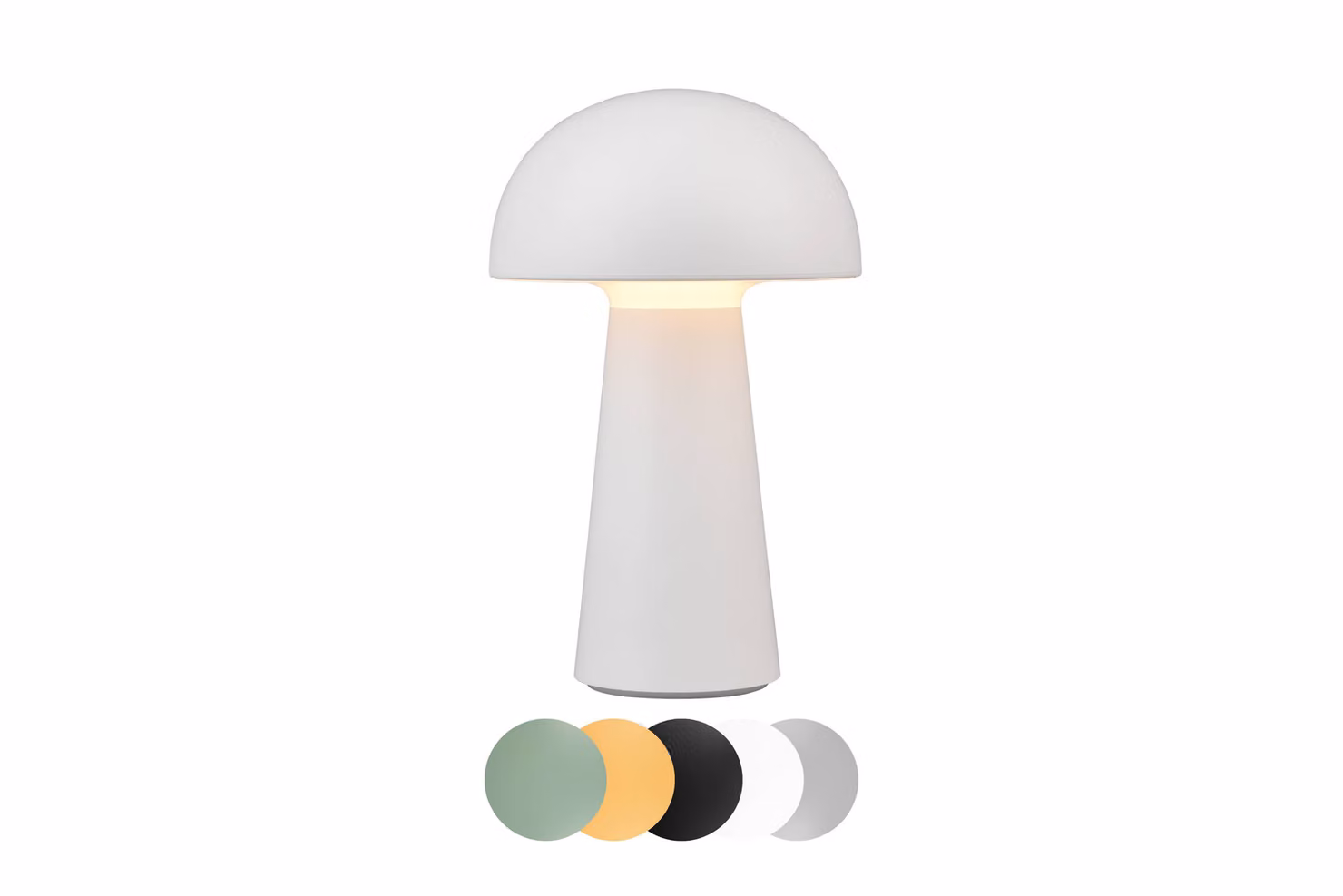 Lampada da tavolo ricaricabile a LED, lampada da tavolo, senza fili, ricaricabile, a 4 vie, dimmerabile, per interni ed esterni, bianca, lightling Lennox